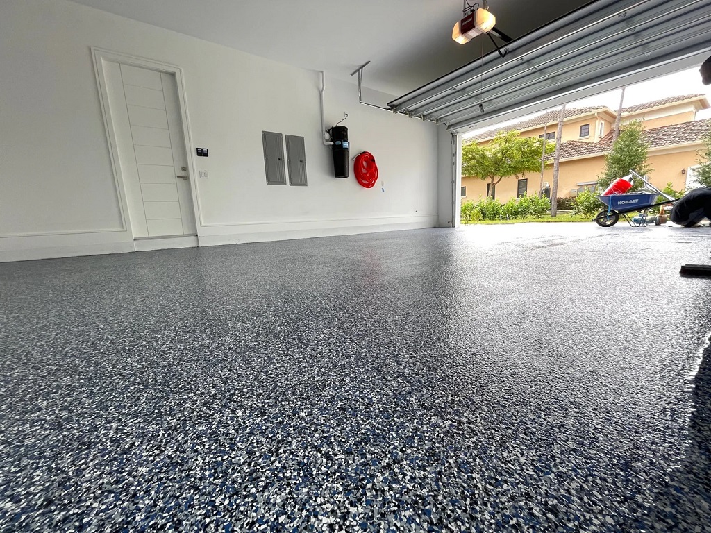 How can I make my garage floor nice